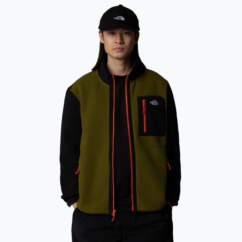 Vyriškas džemperis The North Face Yumiori Full Zip forest olive/ black 4