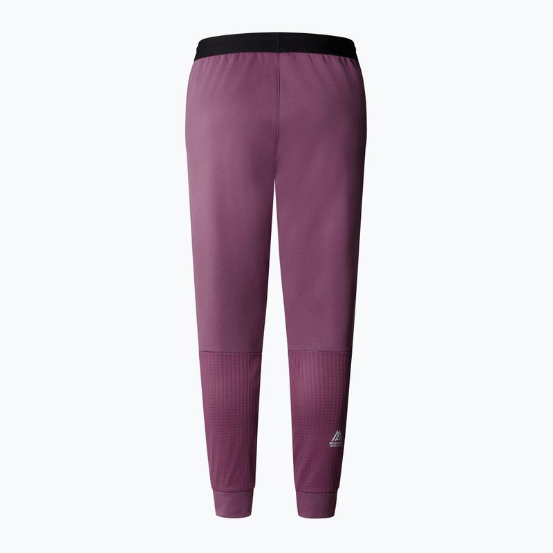 Moteriškos kelnės The North Face Mountain Athletics Fleece midnight mauve 5