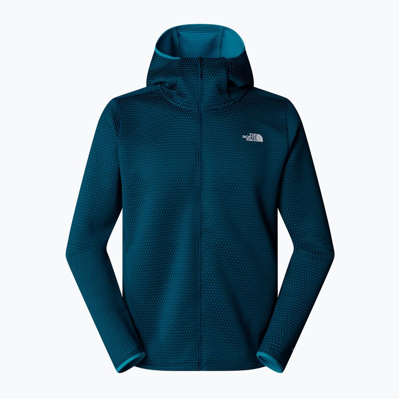 Vyriškas žygio džemperis The North Face Vertical Thermal FZ Hoodie midnight petrol 4