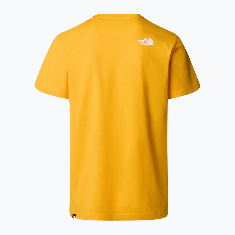 Vyriški marškinėliai The North Face Simple Dome Tee summit gold 5