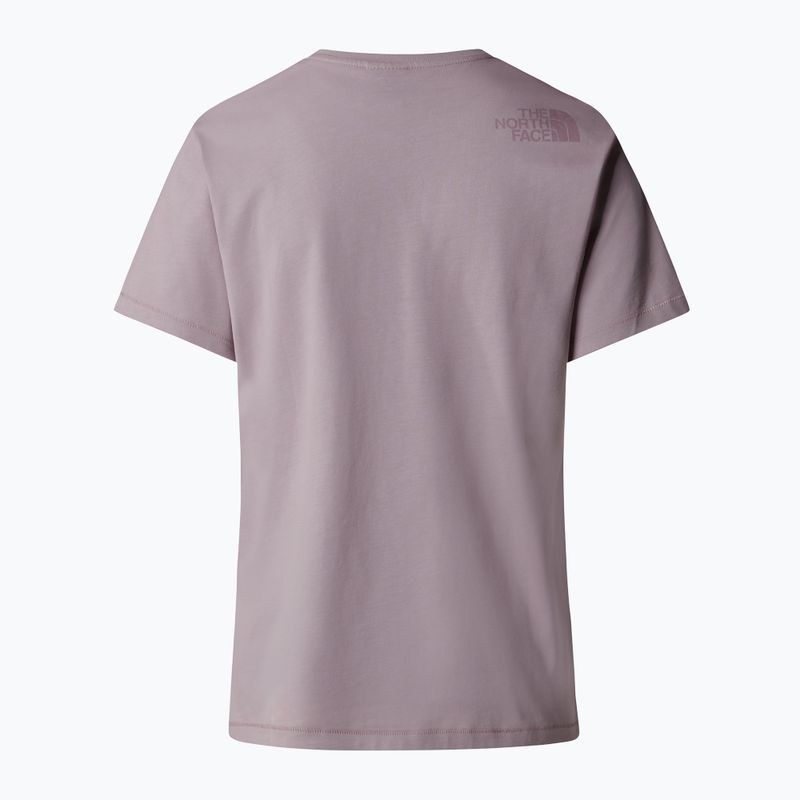 Moteriški marškinėliai The North Face Natural Dye purple chalk natural dye 5