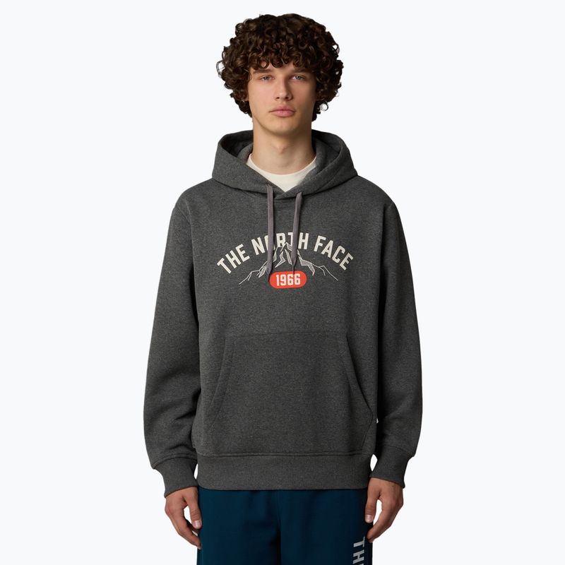 Vyriški marškinėliai The North Face Varsity Graphic medium grey heather