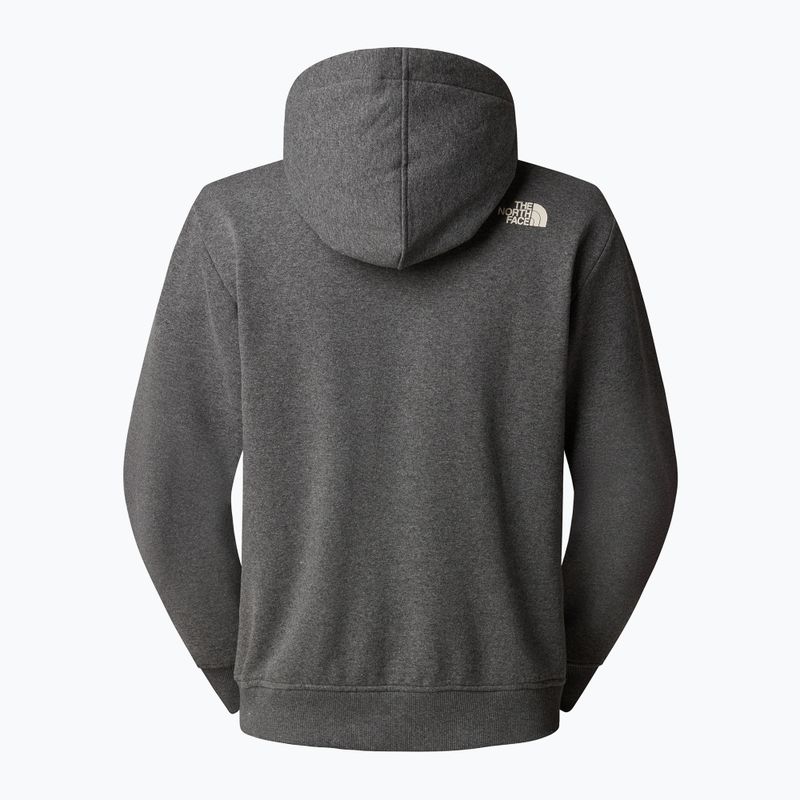 Vyriški marškinėliai The North Face Varsity Graphic medium grey heather 5