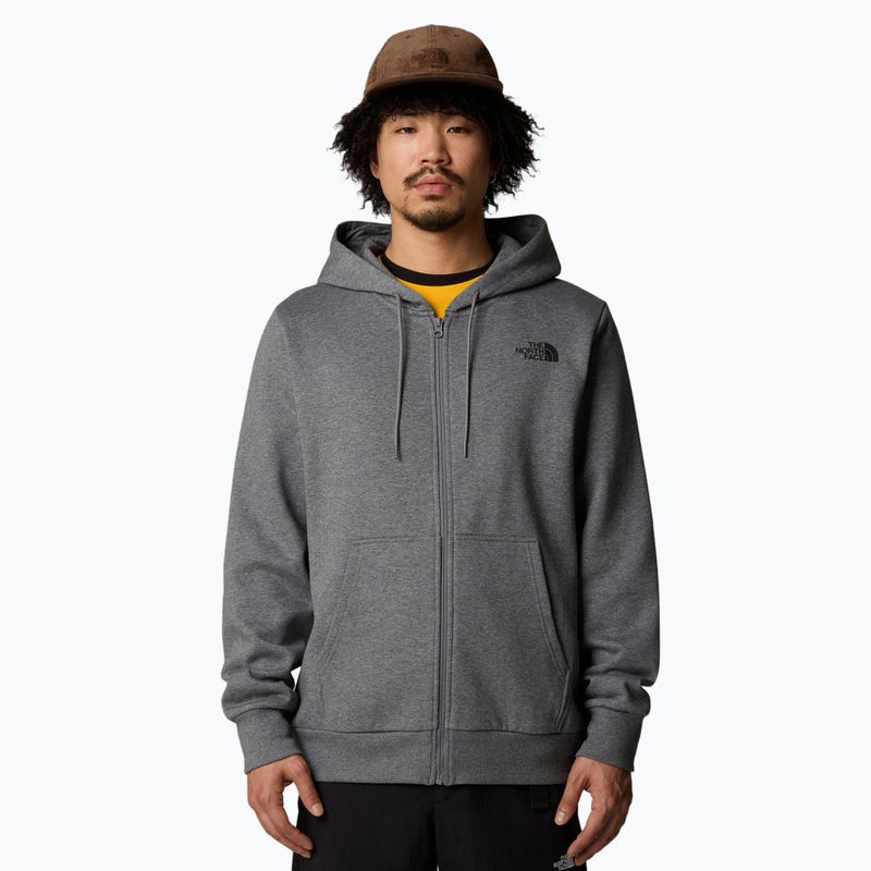 Vyriškas džemperis The North Face Simple Dome Full Zip Hoodie medium grey heather