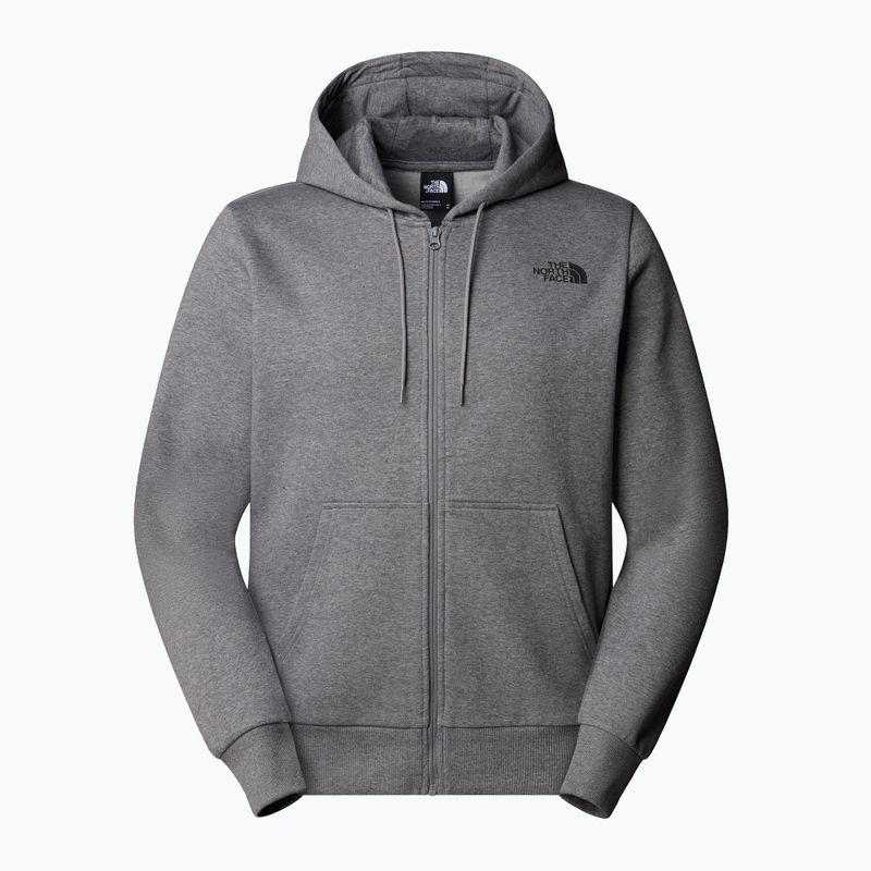 Vyriškas džemperis The North Face Simple Dome Full Zip Hoodie medium grey heather 5