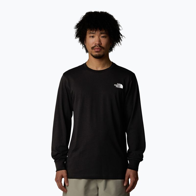 Vyriški marškinėliai ilgomis rankovėmis The North Face Easy Tee tnf black