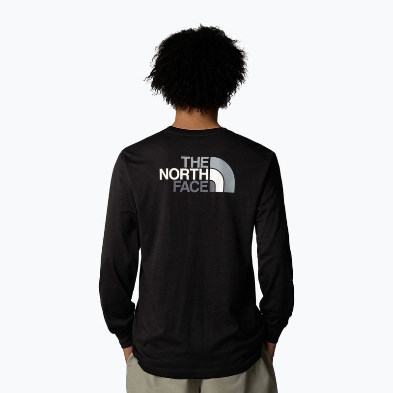 Vyriški marškinėliai ilgomis rankovėmis The North Face Easy Tee tnf black 3