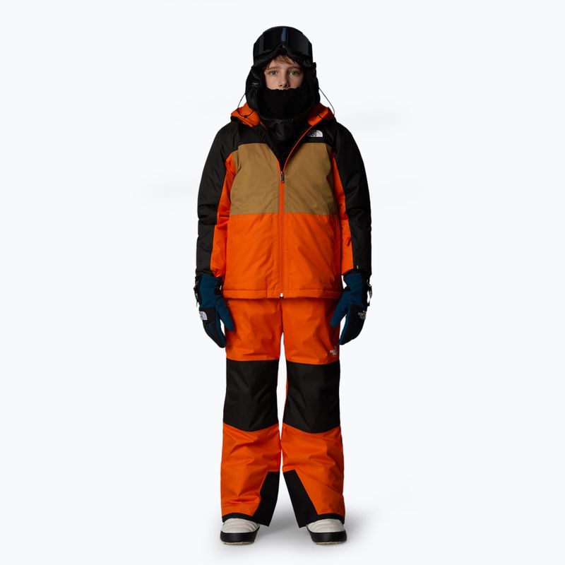 Vaikiška slidinėjimo striukė The North Face Freedom Insulated orange 2