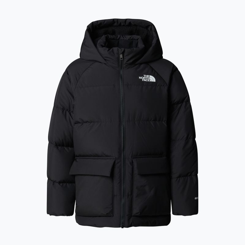 Vaikiška pūsta striukė The North Face Teen North Down Fleece Lined Short Parka tnf black