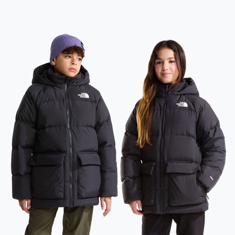 Vaikiška pūsta striukė The North Face Teen North Down Fleece Lined Short Parka tnf black 3