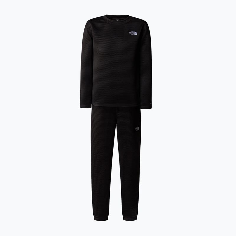 Vaikiškas termoaktyvių apatinių rinkinys The North Face Dotknit Thermal black