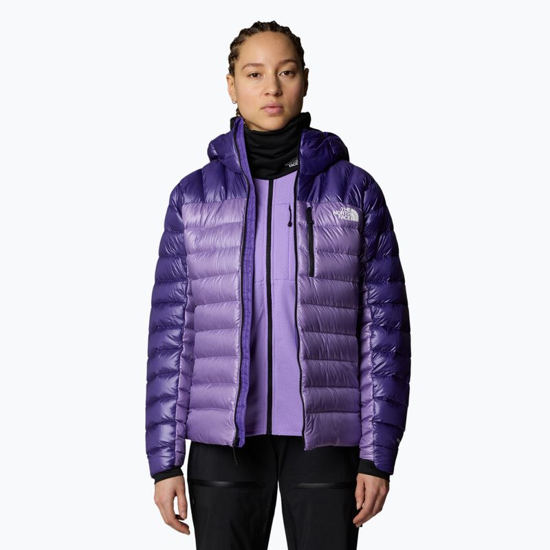 Moteriška pūsta striukė The North Face Summit Breithorn Hoodie peak purple/purple granite 4