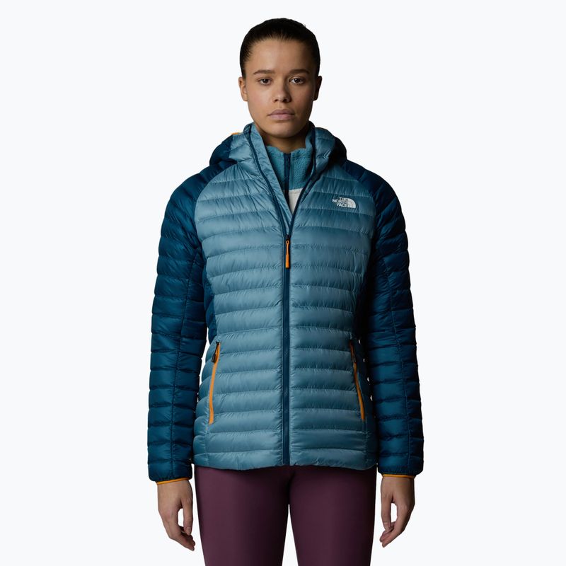 Moteriška pūsta striukė The North Face Bettaforca Lt Down Hoodie algae blue/midnight petrol