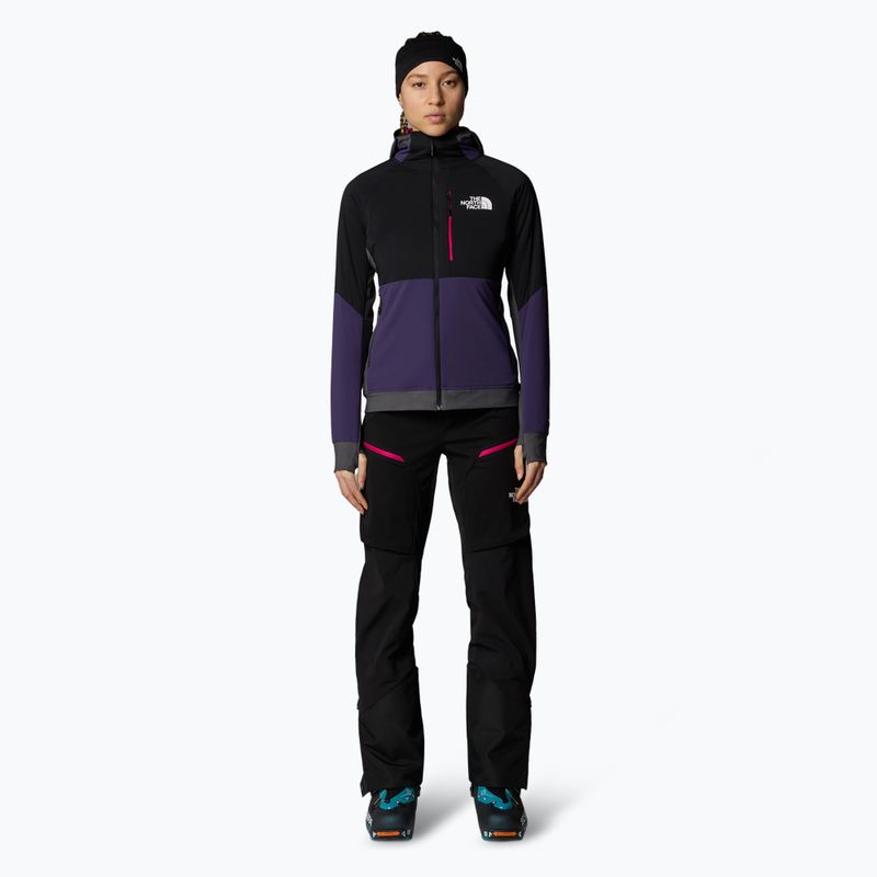 Moteriška hibridinė striukė The North Face Binntal Hybrid Ventrix Hoodie eternal purple/black 2