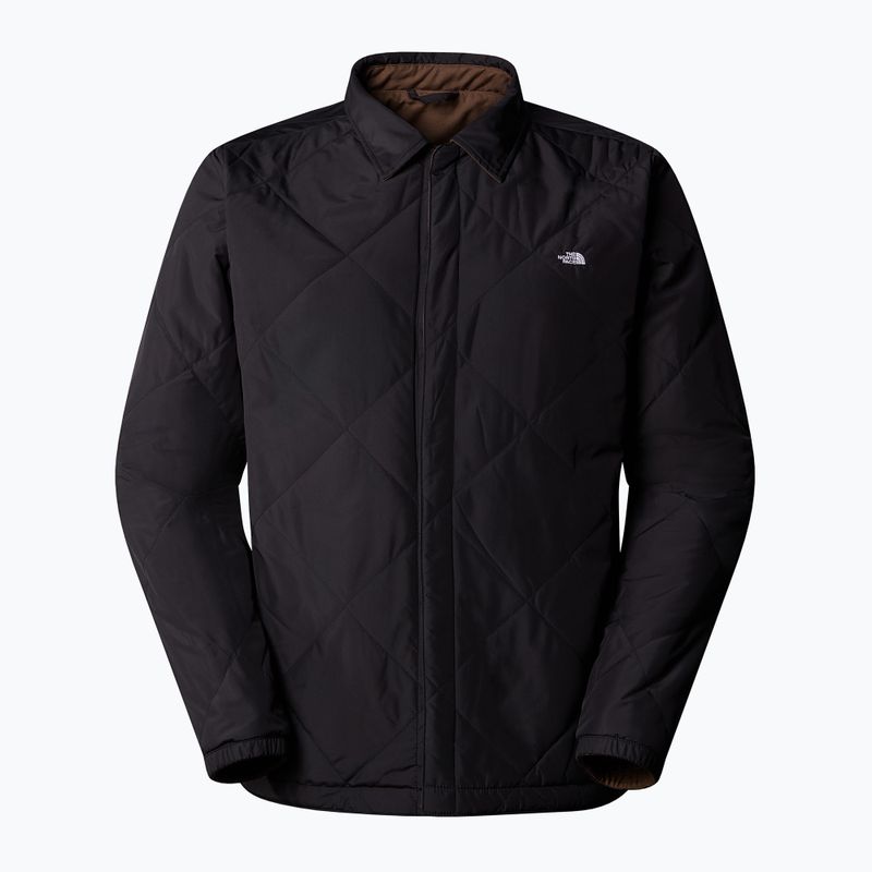 Vyriška pašiltinta striukė The North Face Afterburner Insulated Flannel black/smokey brown 8