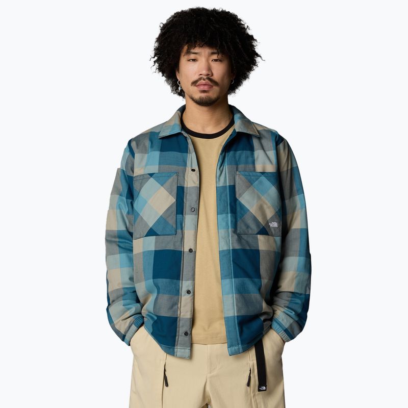 Vyriška pašiltinta striukė The North Face Afterburner Insulated Flannel midnight petrol 4