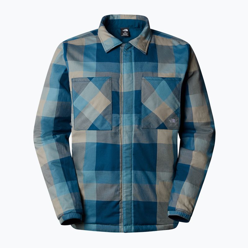 Vyriška pašiltinta striukė The North Face Afterburner Insulated Flannel midnight petrol 5