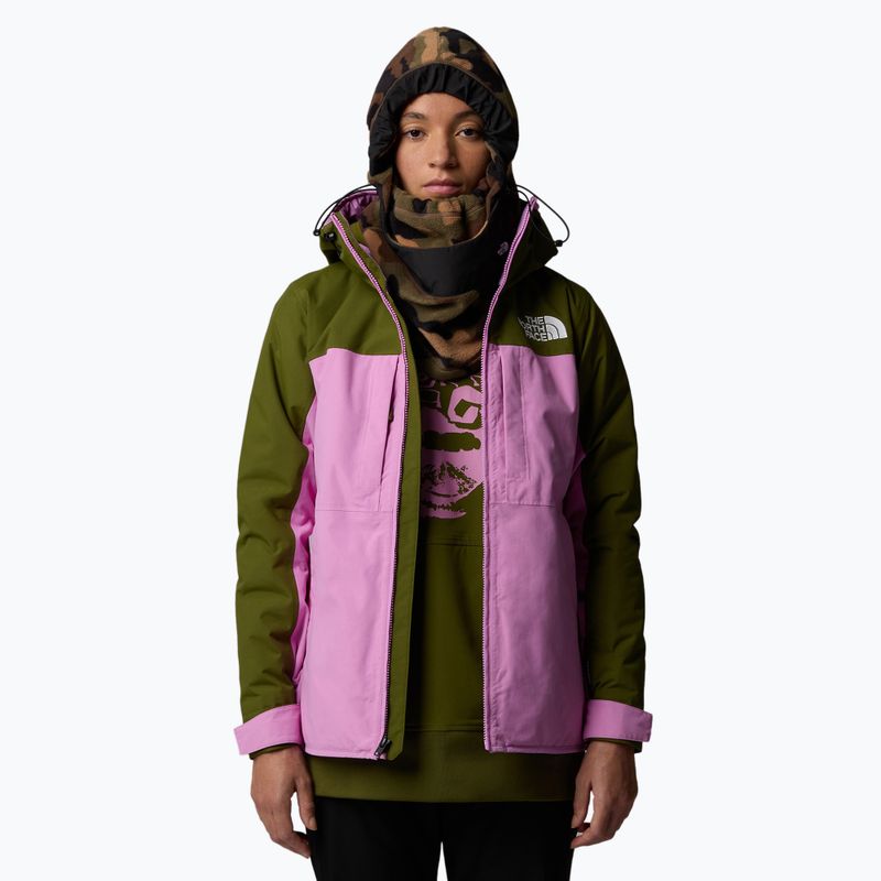 Moteriška slidinėjimo striukė The North Face Namak Insulated forest olive/dragonfruit 4