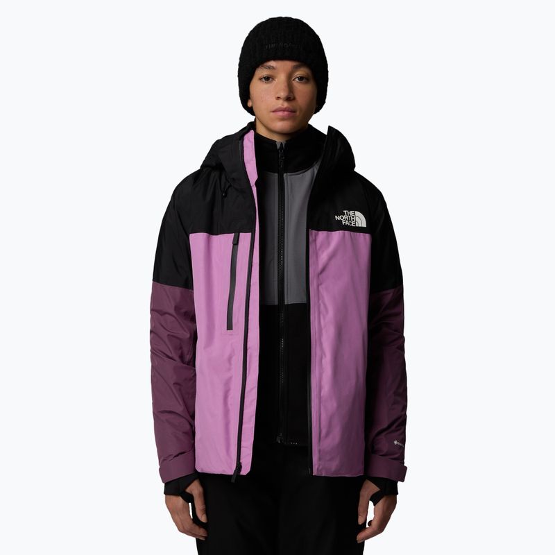 Moteriška slidinėjimo striukė The North Face Dawnstrike GTX Insulated black/dragonfruit/midnight mauve 4