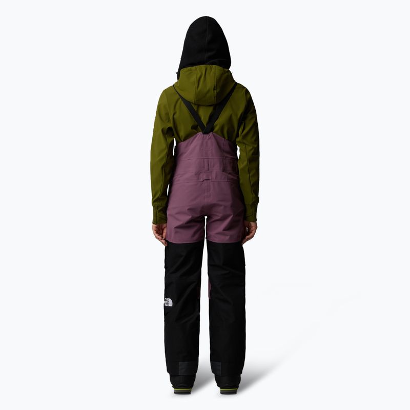 Moteriškos slidinėjimo kelnės The North Face Dragline Bib midnight mauve/black 2