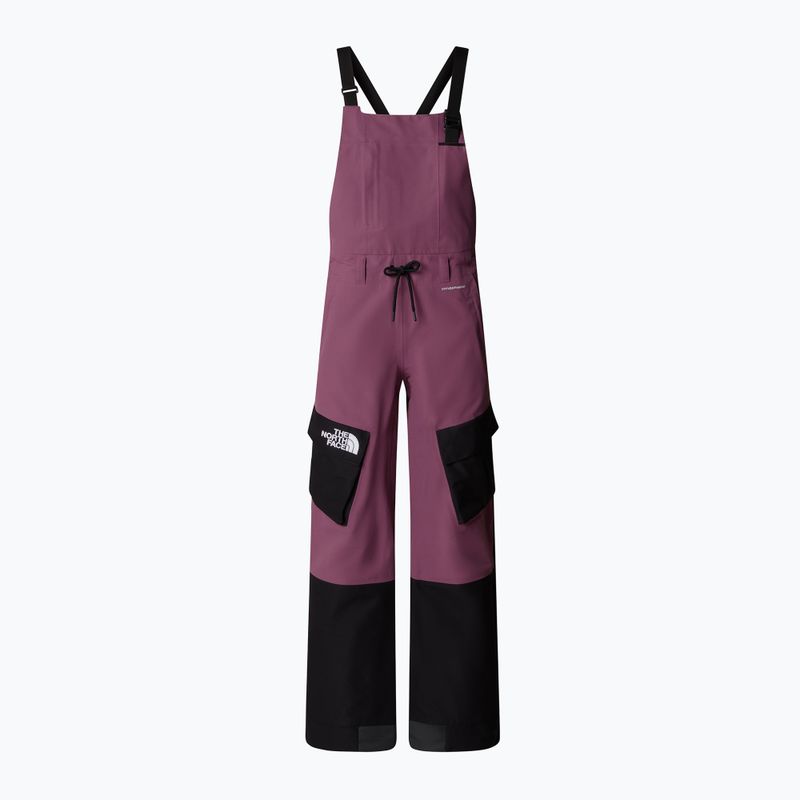 Moteriškos slidinėjimo kelnės The North Face Dragline Bib midnight mauve/black 4