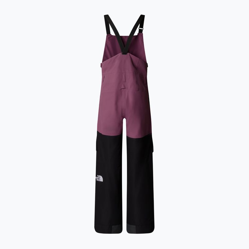 Moteriškos slidinėjimo kelnės The North Face Dragline Bib midnight mauve/black 5