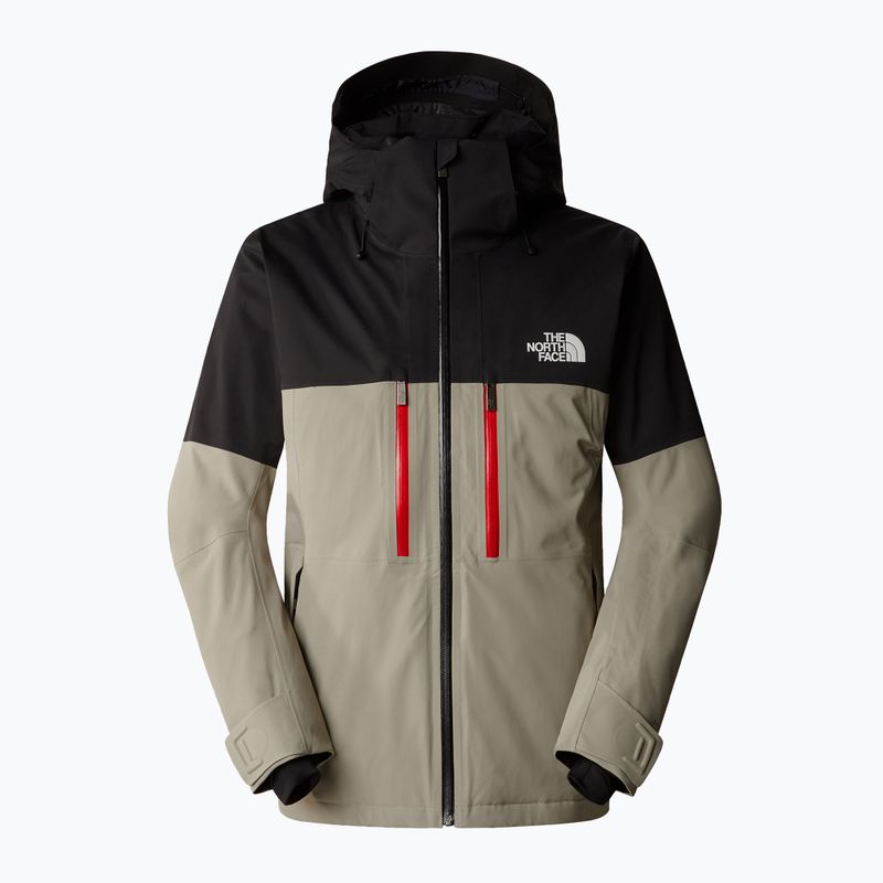 Vyriška slidinėjimo striukė The North Face Chakal clay grey/black 5