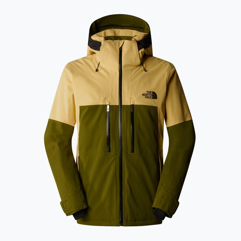 Vyriška slidinėjimo striukė The North Face Chakal lichen gold/forest olive 5