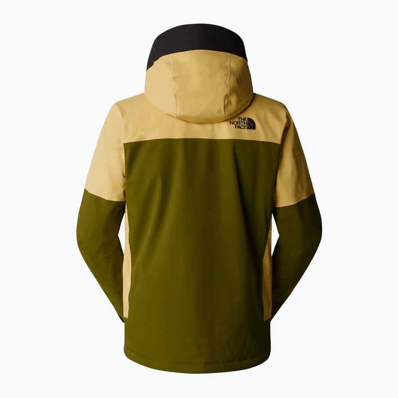 Vyriška slidinėjimo striukė The North Face Chakal lichen gold/forest olive 6