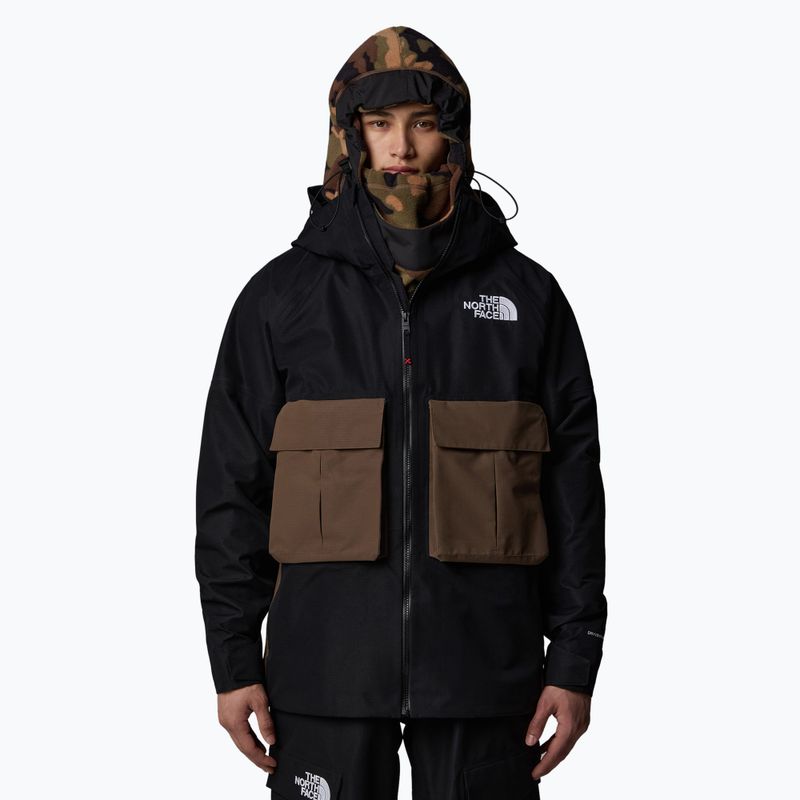 Vyriška slidinėjimo striukė The North Face Dragline black/smokey brown