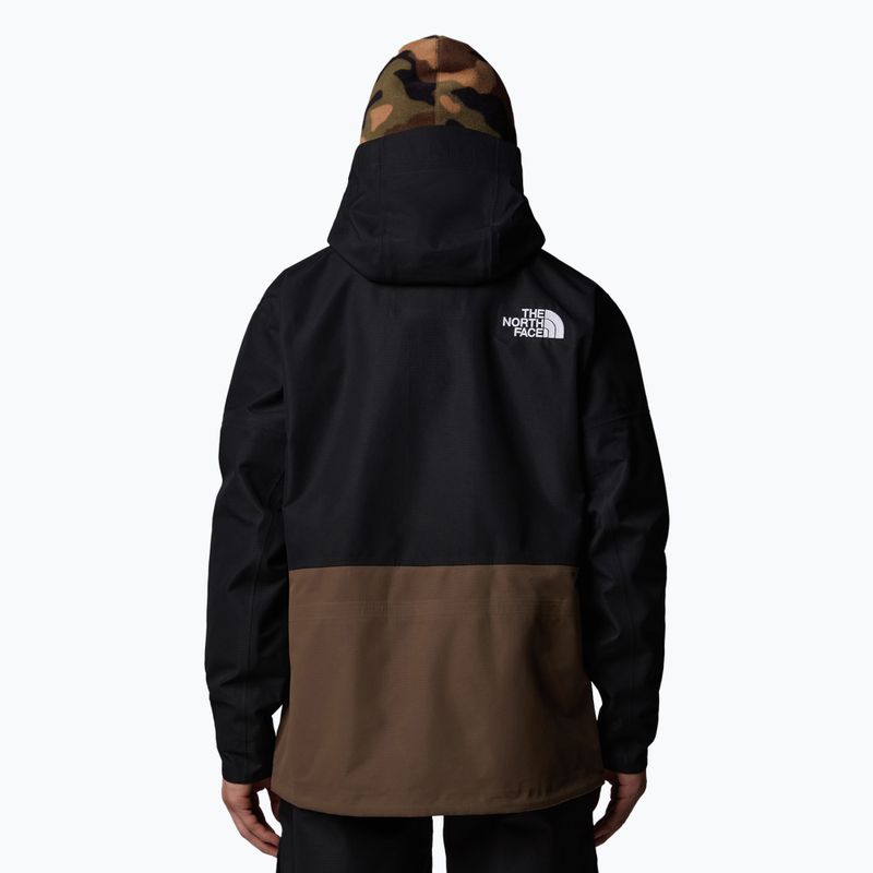 Vyriška slidinėjimo striukė The North Face Dragline black/smokey brown 3