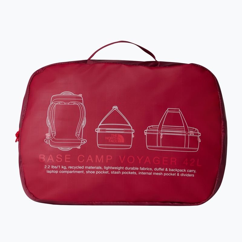 Kelioninis krepšys The North Face Base Camp Voyager Duffel 42 l beetroot/red 4