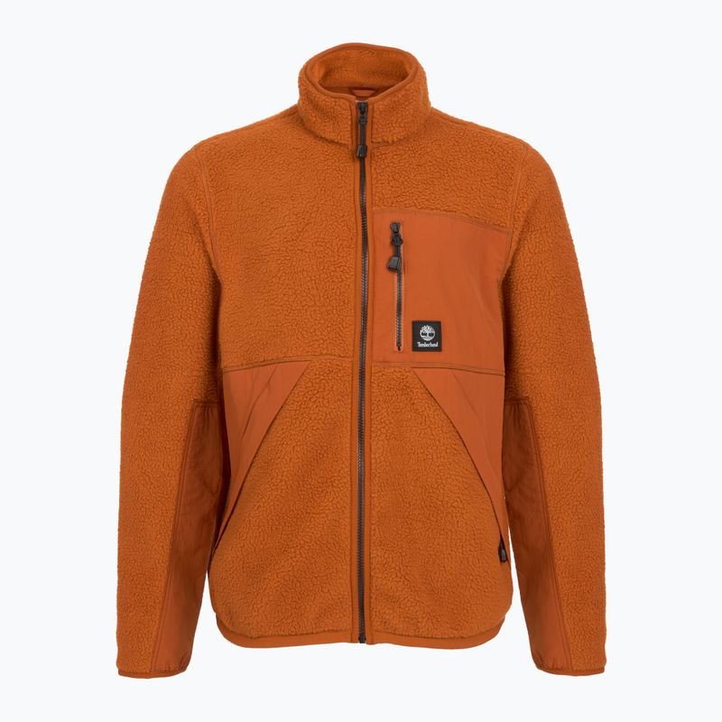 Vyriškas džemperis Timberland Sherpa Mix Media Fleece umber