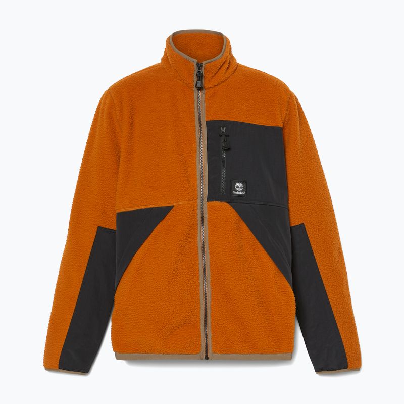 Vyriškas džemperis Timberland Sherpa Mix Media Fleece umber 6