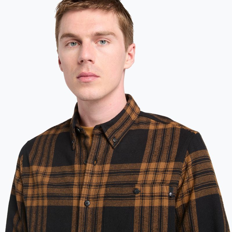 Vyriški marškiniai Timberland Solucell Plaid Shirt umber yd 4