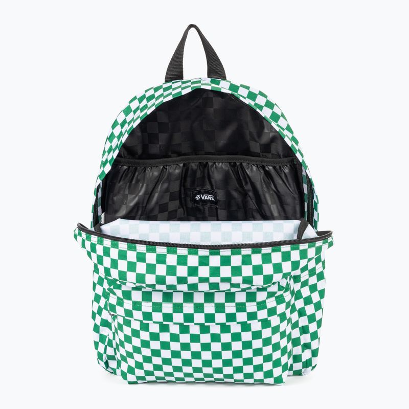 Vaikiška miesto kuprinė Vans Old Skool Grom Check 18 l verdant green 4