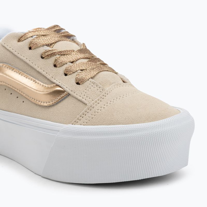 Batai Vans Knu Stack High Shine gold 7