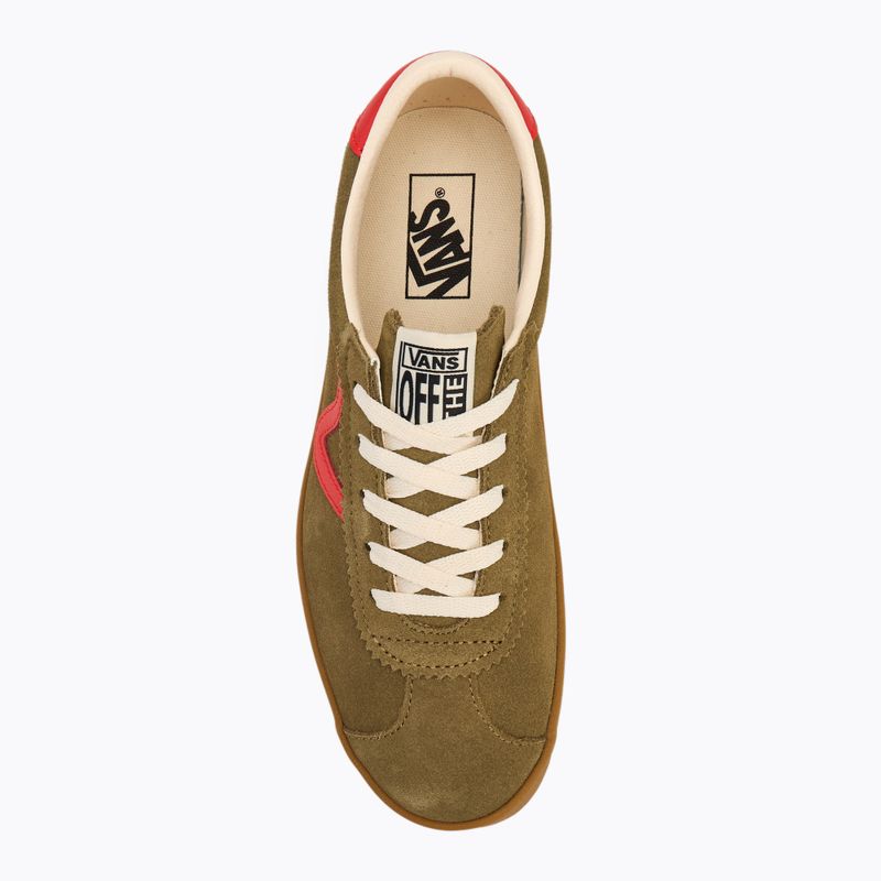 Batai Vans Sport Low gum pop olive/red 5
