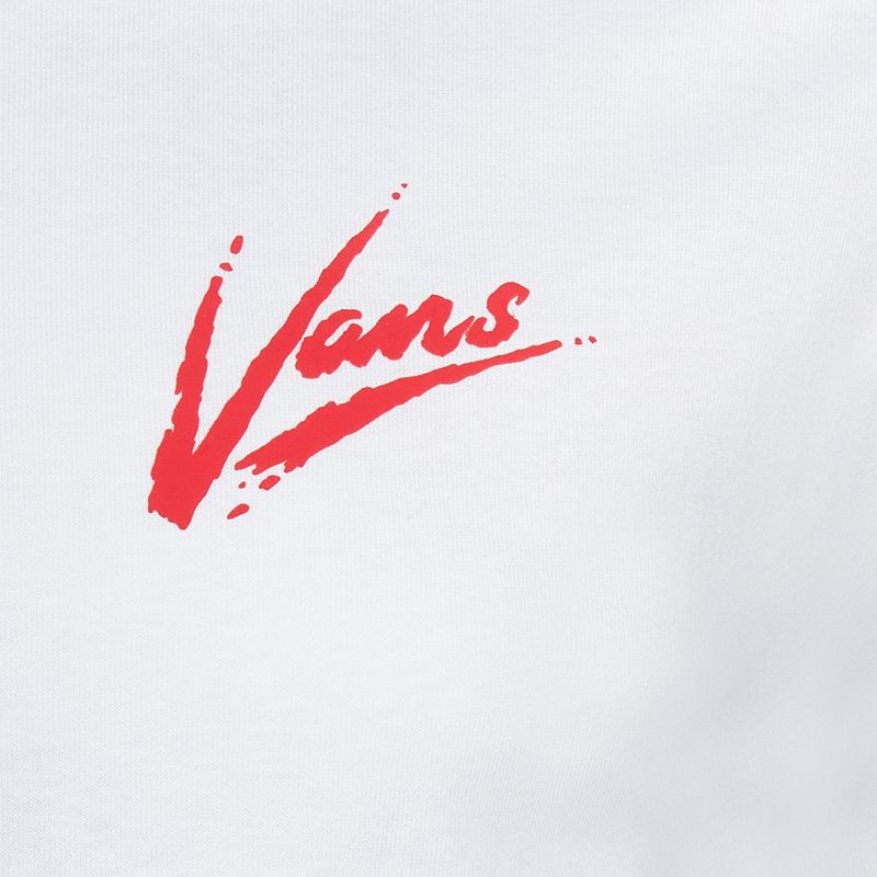 Vyriški marškinėliai Vans Dettori Loose Fit white/racing red 3