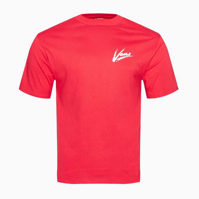 Vyriški marškinėliai Vans Dettori Loose Fit racing red/ marshmallow