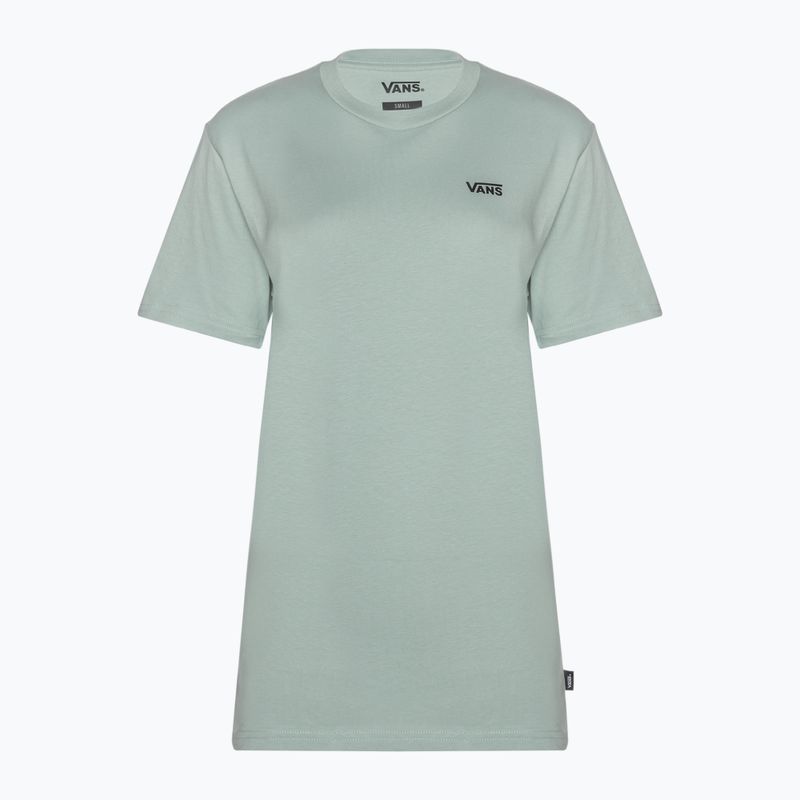 Moteriški marškinėliai Vans Left Chest Logo gray mist