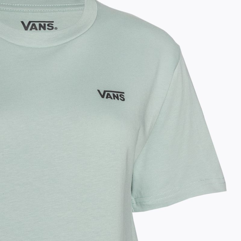 Moteriški marškinėliai Vans Left Chest Logo gray mist 3