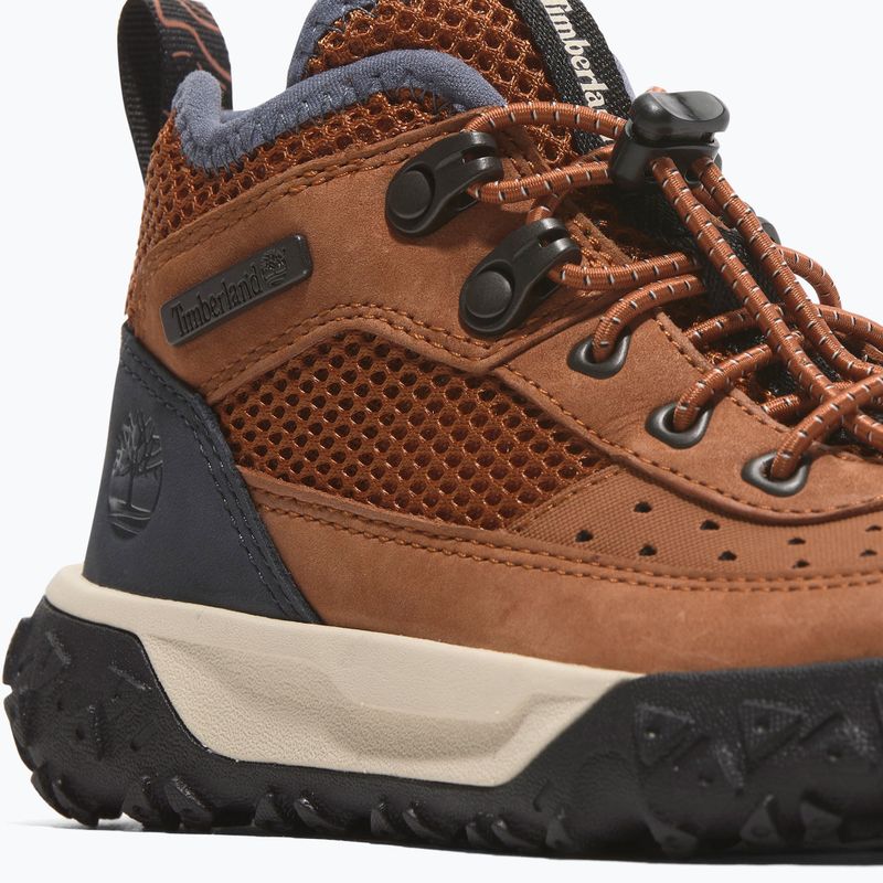 Vaikiški batai Timberland Greenstride Motion 6 Low Lace dark orange nubuck 15