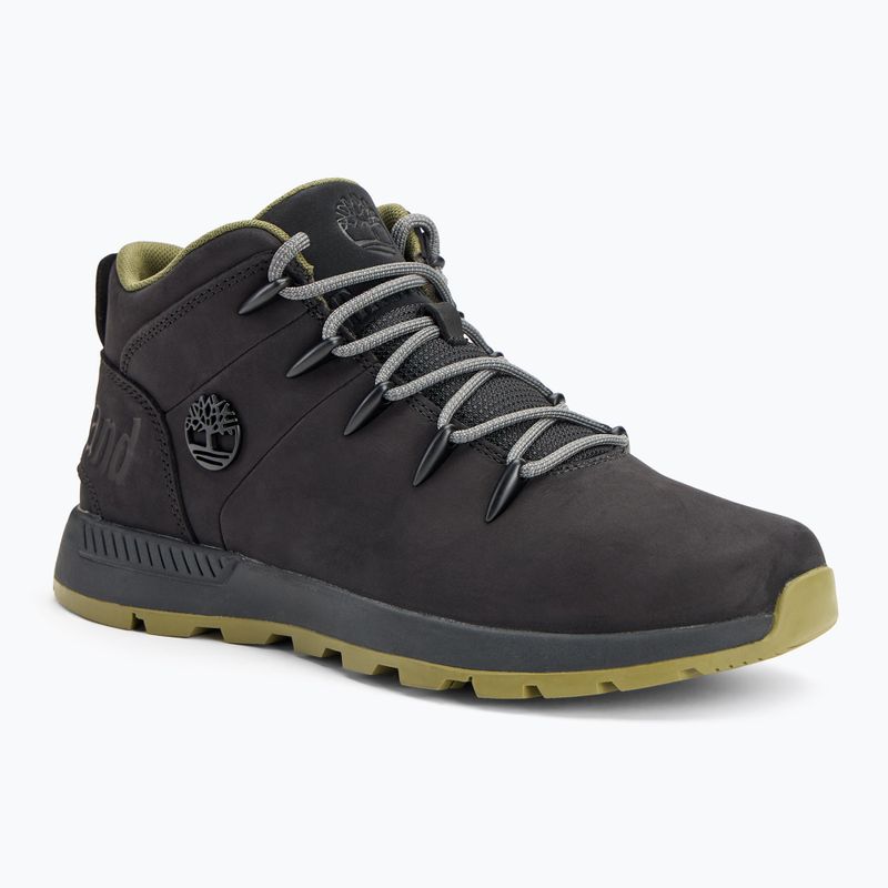 Vyriški batai Timberland Sprint Trekker Mid Lace black nubuck/med green