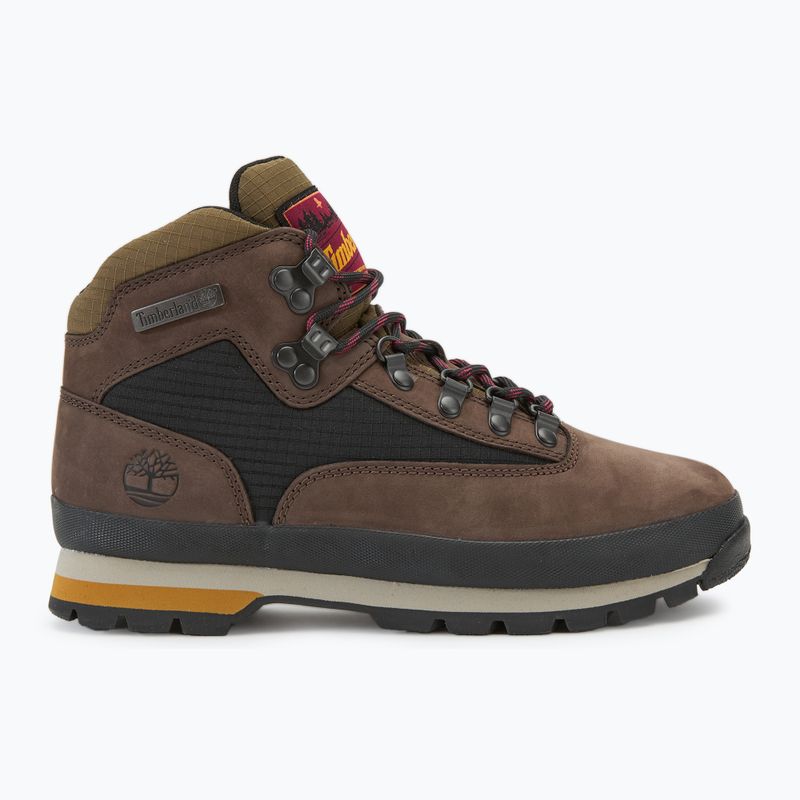 Vyriški batai Timberland Euro Hiker Mid dark brown nubuck 2