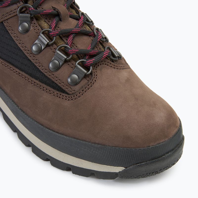 Vyriški batai Timberland Euro Hiker Mid dark brown nubuck 7