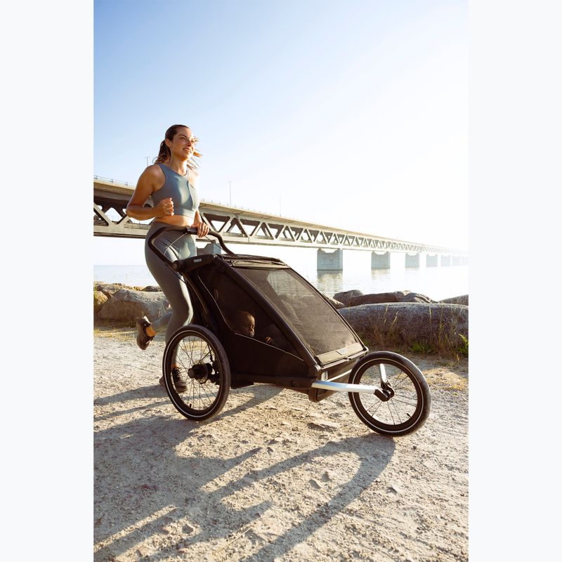 Dvigubos priekabos bėgimo ratas Thule Chariot Jog Kit 2 8