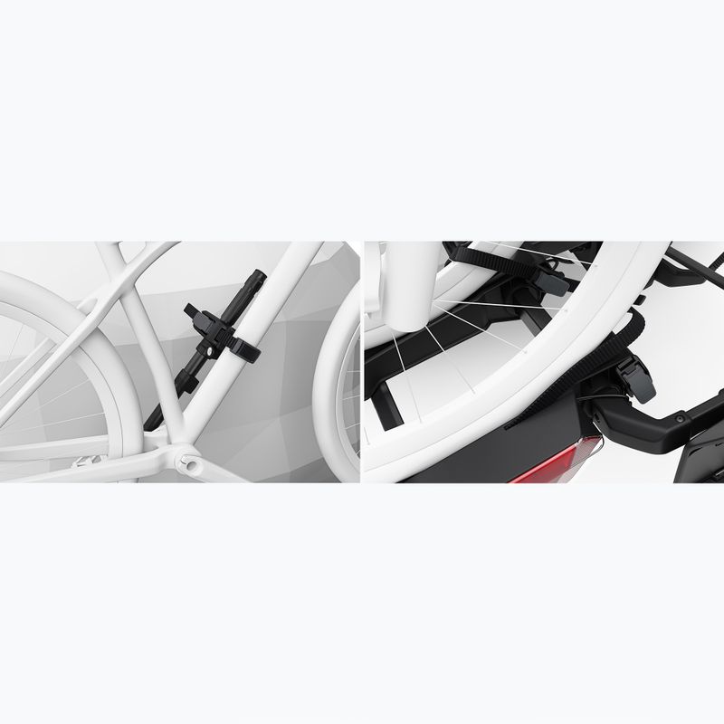 Ant vilkimo kablio tvirtinamas dviračių laikiklis Thule OutPace 2Bike na hak black 10