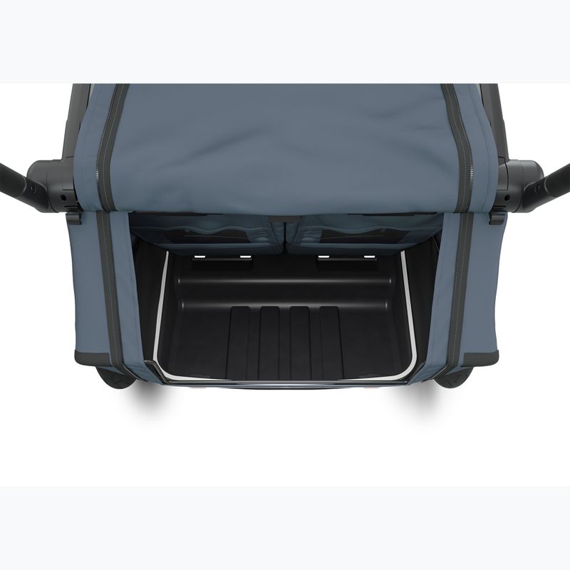 Dvivietė dviračio priekaba Thule Chariot Cab dark slate 2
