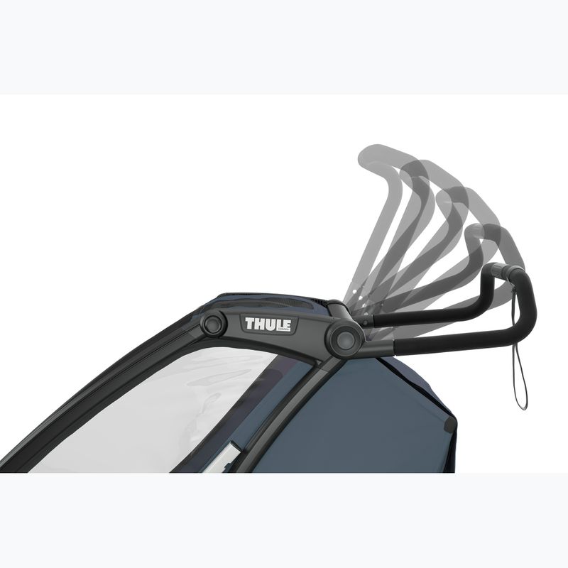 Dvivietė dviračio priekaba Thule Chariot Cab dark slate 7